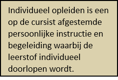 Tekstblok individueel opleiden